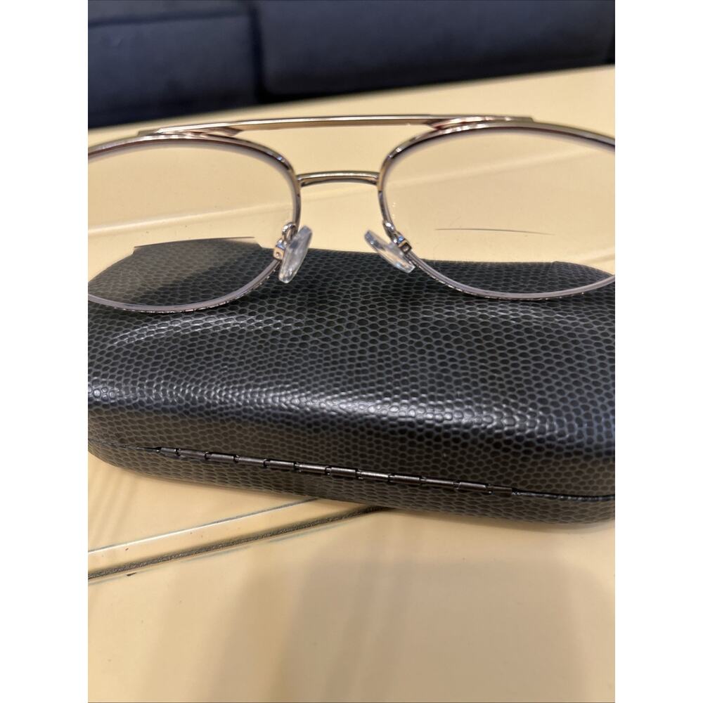 Modern Optical JOEL DEMI AMBER 54-16 Metal Full Rim Eyeglasses Frame F368 Square - Picture 7 of 11